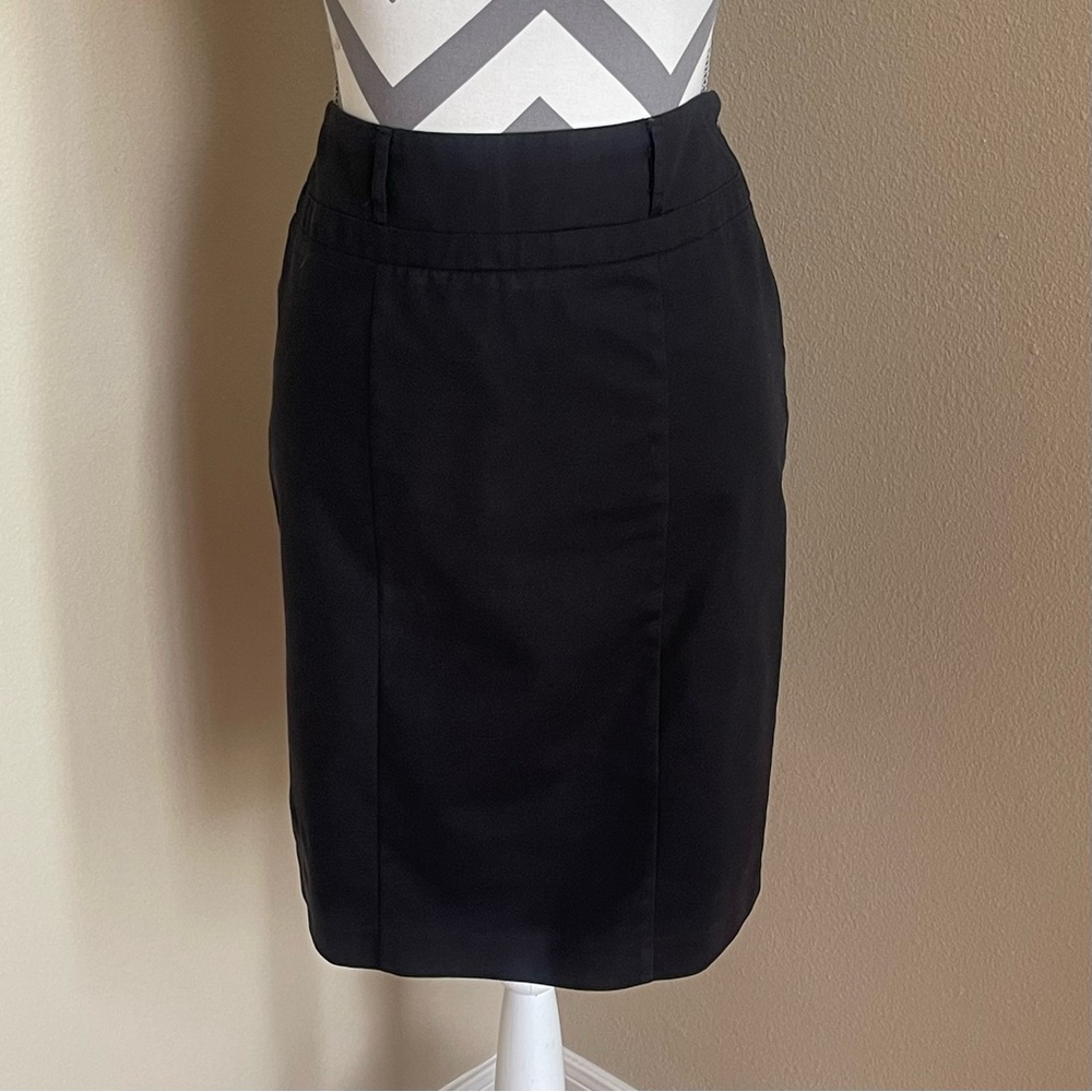Apt. 9 Black Tailored Pencil Skirt - Size: 4